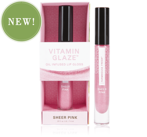 Farm House Fresh, Gifts - Beauty & Wellness,  Vitamin Glaze™ Oil Infused Lip Gloss – Sheer Pink
