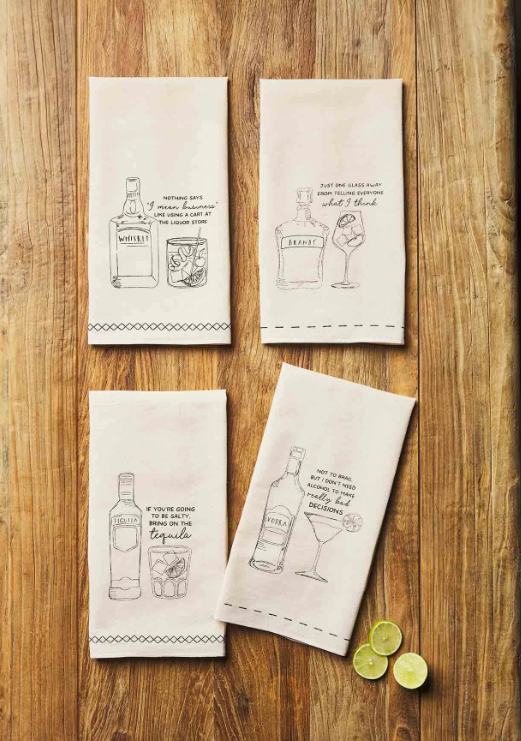 Mud Pie Vodka Drink Dish Towel - Eden Lifestyle