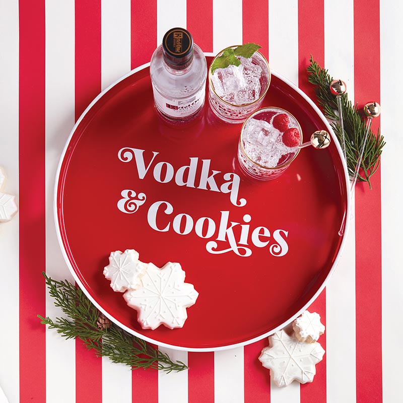 Vodka & Cookies Bar Tray - Eden Lifestyle