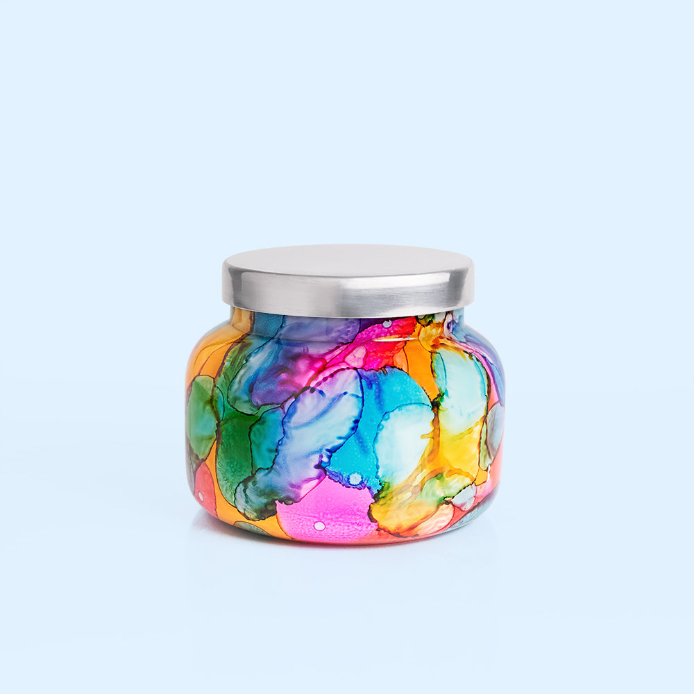 capri BLUE, Home - Candles,  capri Blue Volcano Rainbow Signature Watercolor Jar, 19 oz