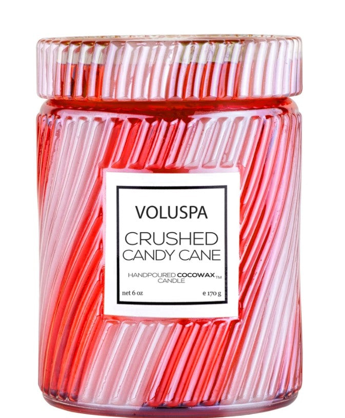 Voluspa, Home - Candle,  Voluspa - Crushed Candy Cane Small Jar Candle