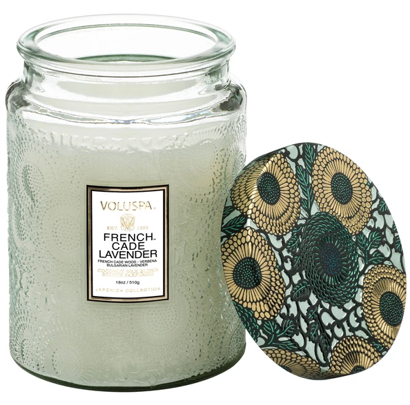 Voluspa, Home - Candles,  Voluspa - French Cade Lavender - Large Jar Candle