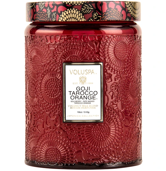 Voluspa, Home - Candles,  Voluspa - Goji Tarocco Orange - Large Jar Candle