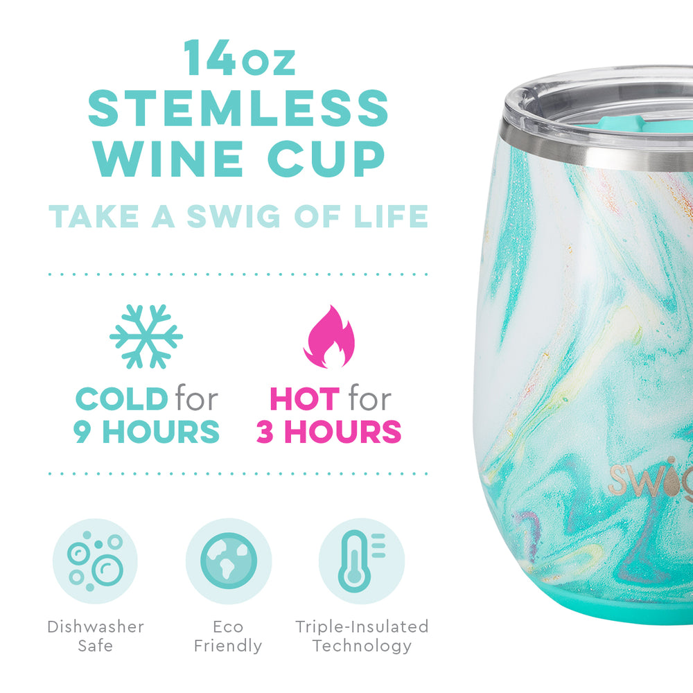 Swig, Home - Drinkware,  Swig 14oz Stemless Wine Cup Wanderlust