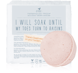 Farm House Fresh, Gifts - Beauty & Wellness,  Watermelon Basil Infused Large Fizzing Bath Soak with Swellness™ Fortune