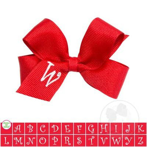 Wee Ones, Accessories - Bows & Headbands,  Wee Ones Monogram Bow