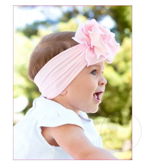 Wee Ones, Accessories - Bows & Headbands,  Wee Ones Large Petal Flower Cotton Baby Band