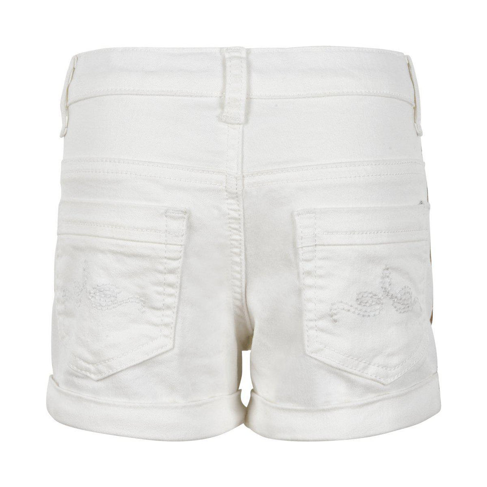Creamie, Girl - Shorts,  White Denim Shorts