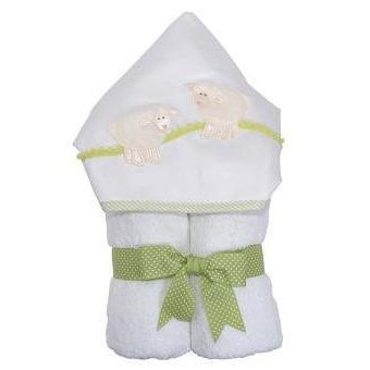 3 Marthas, Baby - Bathing,  White Lamb Towel