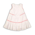 Minoti, Girl - Dresses,  Minoti Picot Hut White Dress