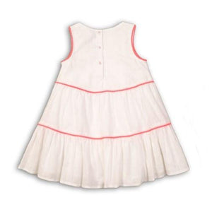 Minoti, Girl - Dresses,  Minoti Picot Hut White Dress