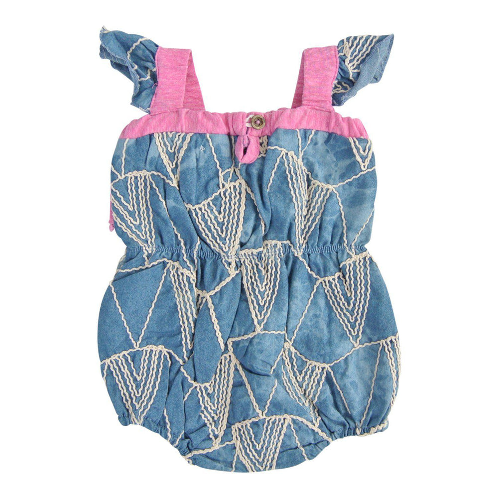 Miki Miette, Baby Girl Apparel - Rompers,  Willa Denim Romper