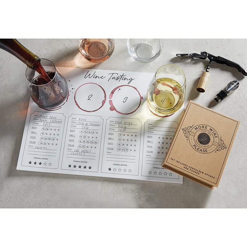 Eden Lifestyle, Home - Food & Drink,  Wine Tasting Placemat