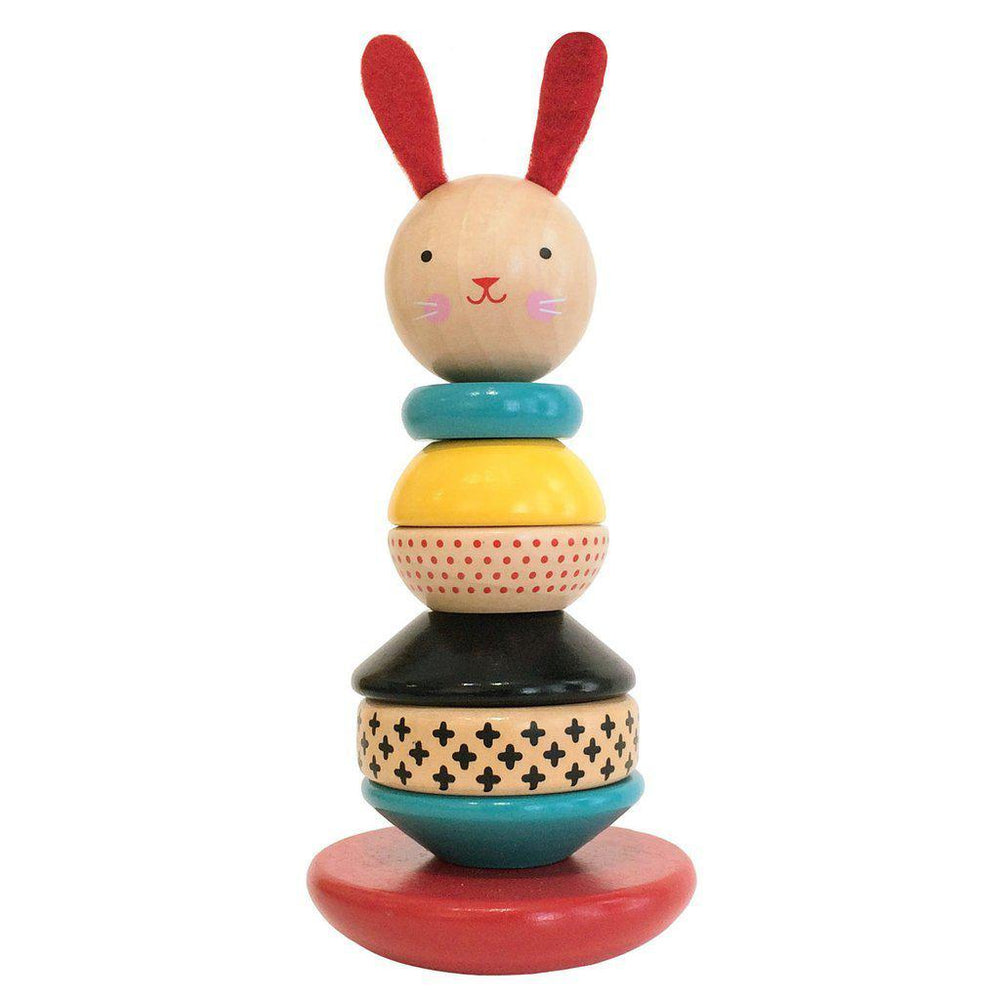 Petitcollage, Gifts - Kids Misc,  Wooden Rabbit Stacker Toy