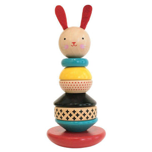 Petitcollage, Gifts - Kids Misc,  Wooden Rabbit Stacker Toy