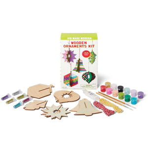 Kid Made Modern, Gifts - Toys,  Christmas Wooden Ornaments Kit