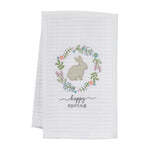 Wreath Happy Spring Hand Towel - Eden Lifestyle