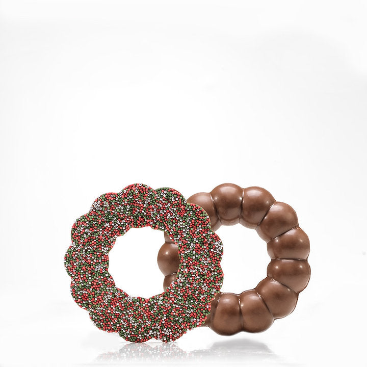 Belgian Chocolate Wreath Ornament - Eden Lifestyle