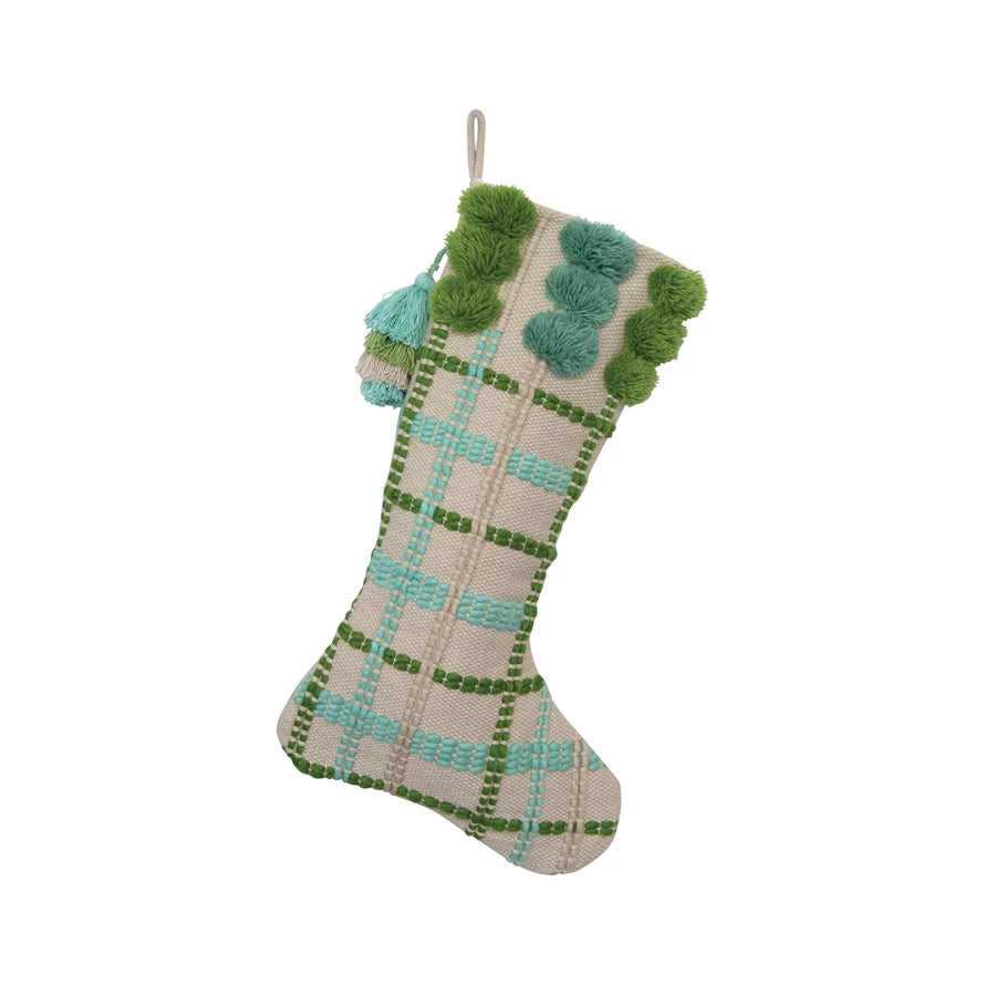 Holiday Wool Sewn Stocking - Eden Lifestyle