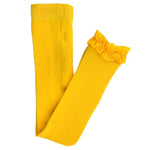 Ruffle Butts, Girl - Leggings,  Yellow Footless Ruffle Tights