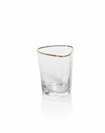 Zodax APERI Triangular DOF Gold Rim Glass - Eden Lifestyle